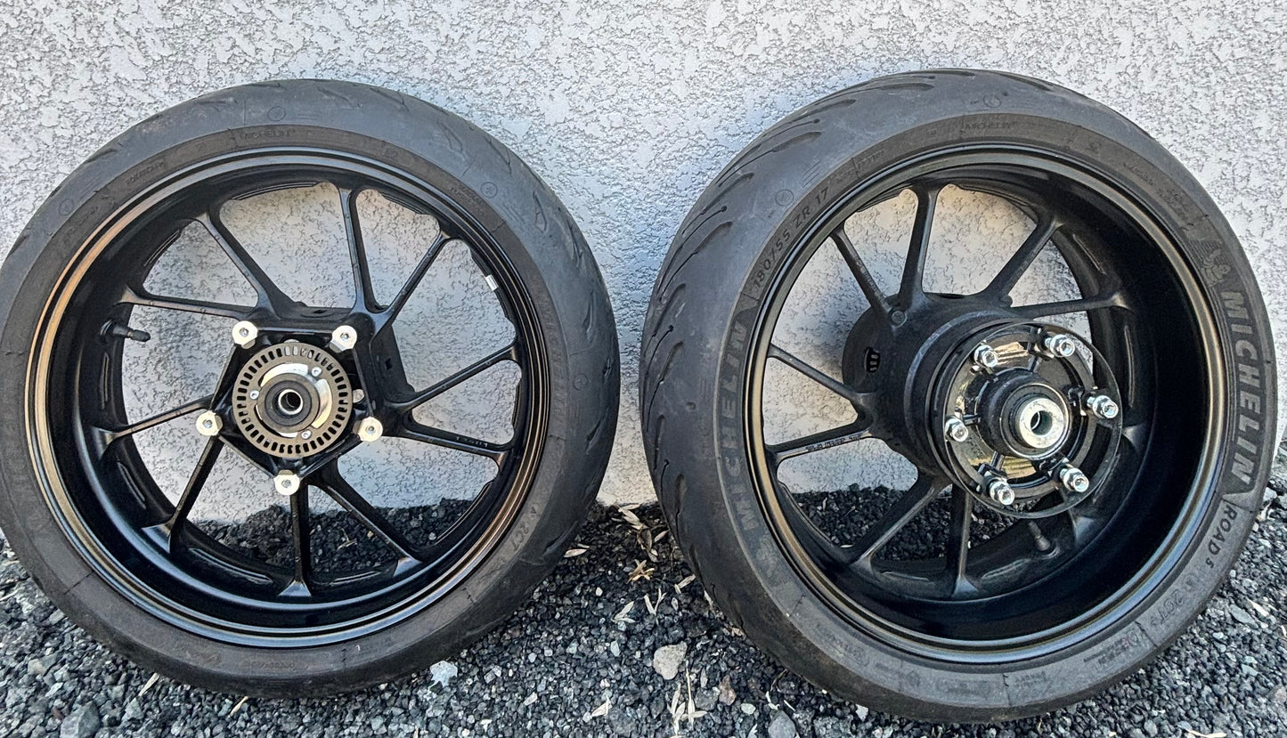 Pack roues jantes avant arrière ABS yamaha mt 07 mt07 2021/2024