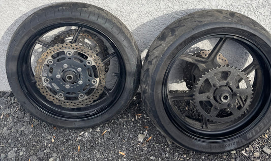 Paires Roues avant et arrière Kawasaki Er6 2005/2016