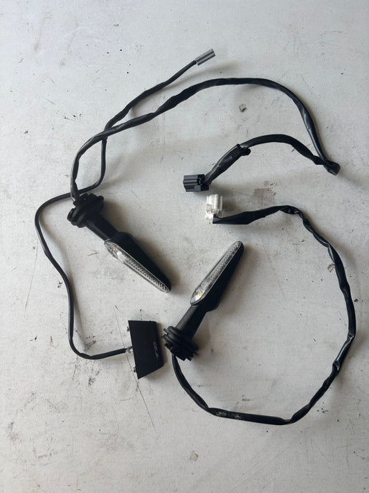 Paires de clignotant yamaha mt 07 mt07 2021/2025 arrière avec éclairage de plaque