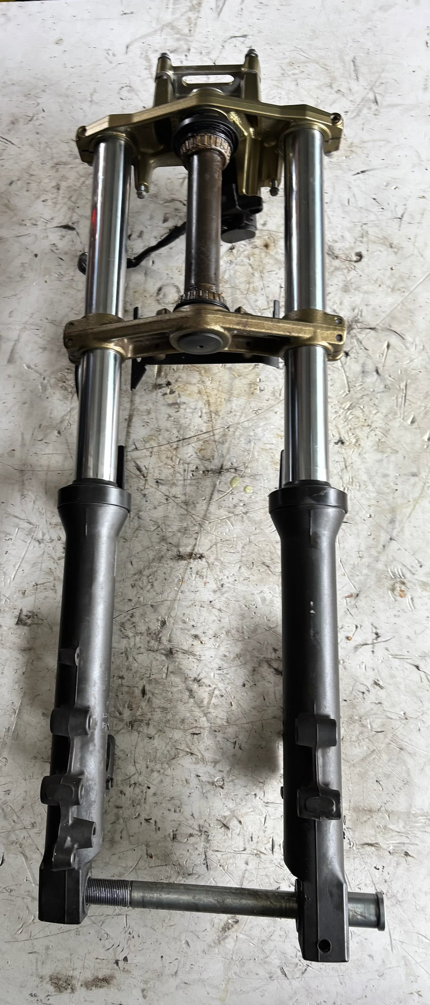 Fourche bras de fourche Er6n Kawasaki 2005/2008 sans abs