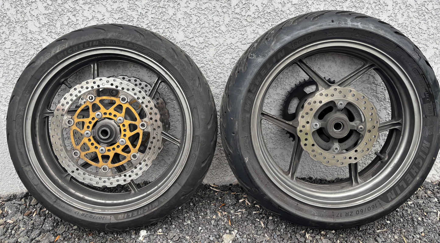 Paire Roues avant / arrière  Kawasaki Er6n Er6f 2005/2016