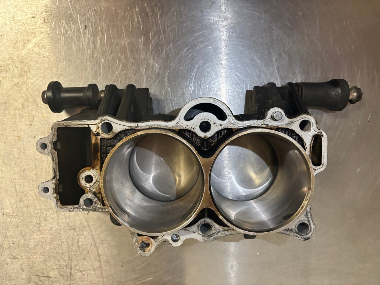 Bloc cylindre piston bielle Er6n Er6F 2012 à 2016