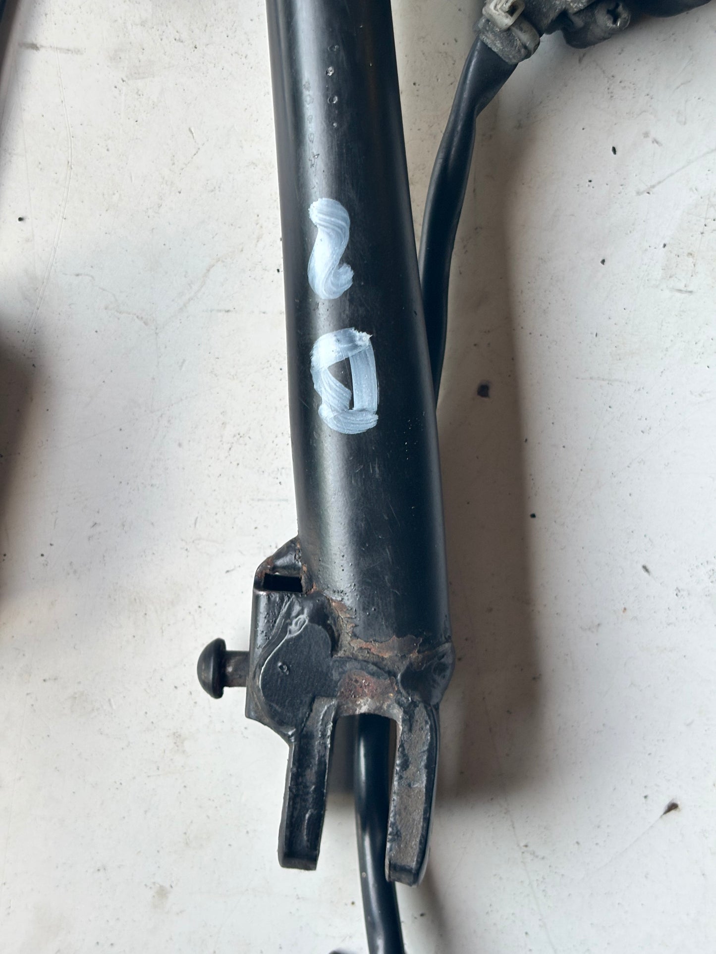 Béquille et contacteur Kawasaki Er6n er6f