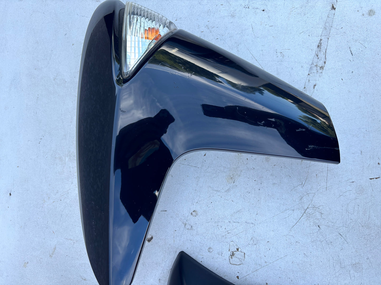 Écope droite avec clignotant Kawasaki Er6N 2005/2008
