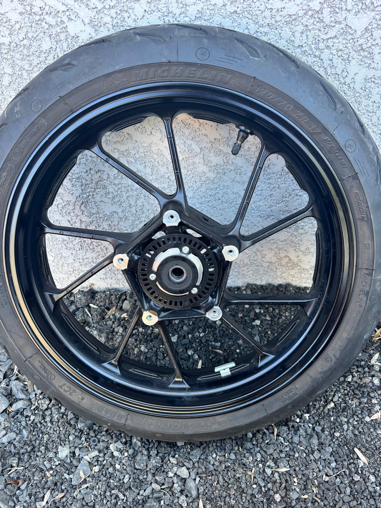 Pack roues jantes avant arrière ABS yamaha mt 07 mt07 2021/2024