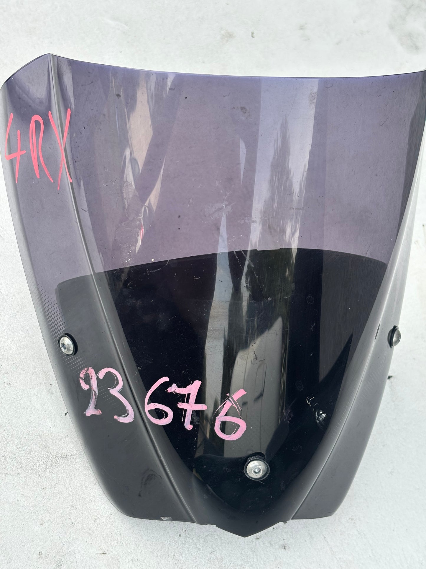 Coque protection compteur avec saut vent bulle Kawasaki Er6n 2005/2008