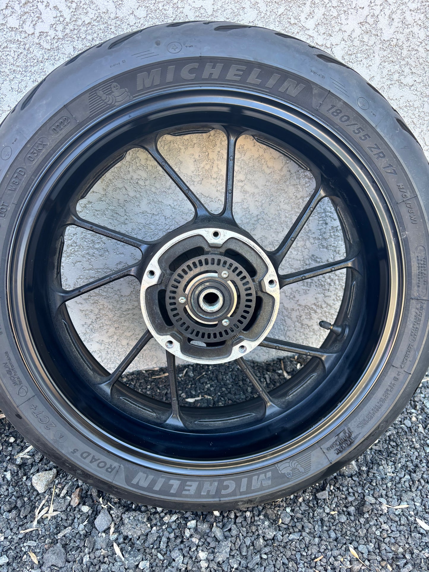 Pack roues jantes avant arrière ABS yamaha mt 07 mt07 2021/2024