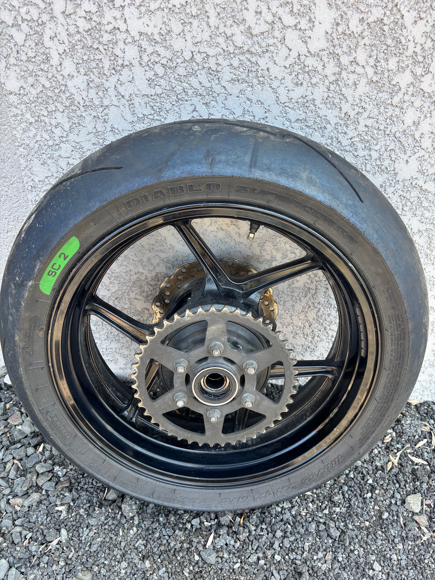 Roue jante arrière  Kawasaki zx6r 2009/2012