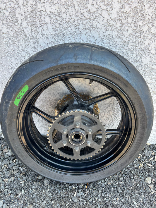 Roue jante arrière  Kawasaki zx6r 2009/2012