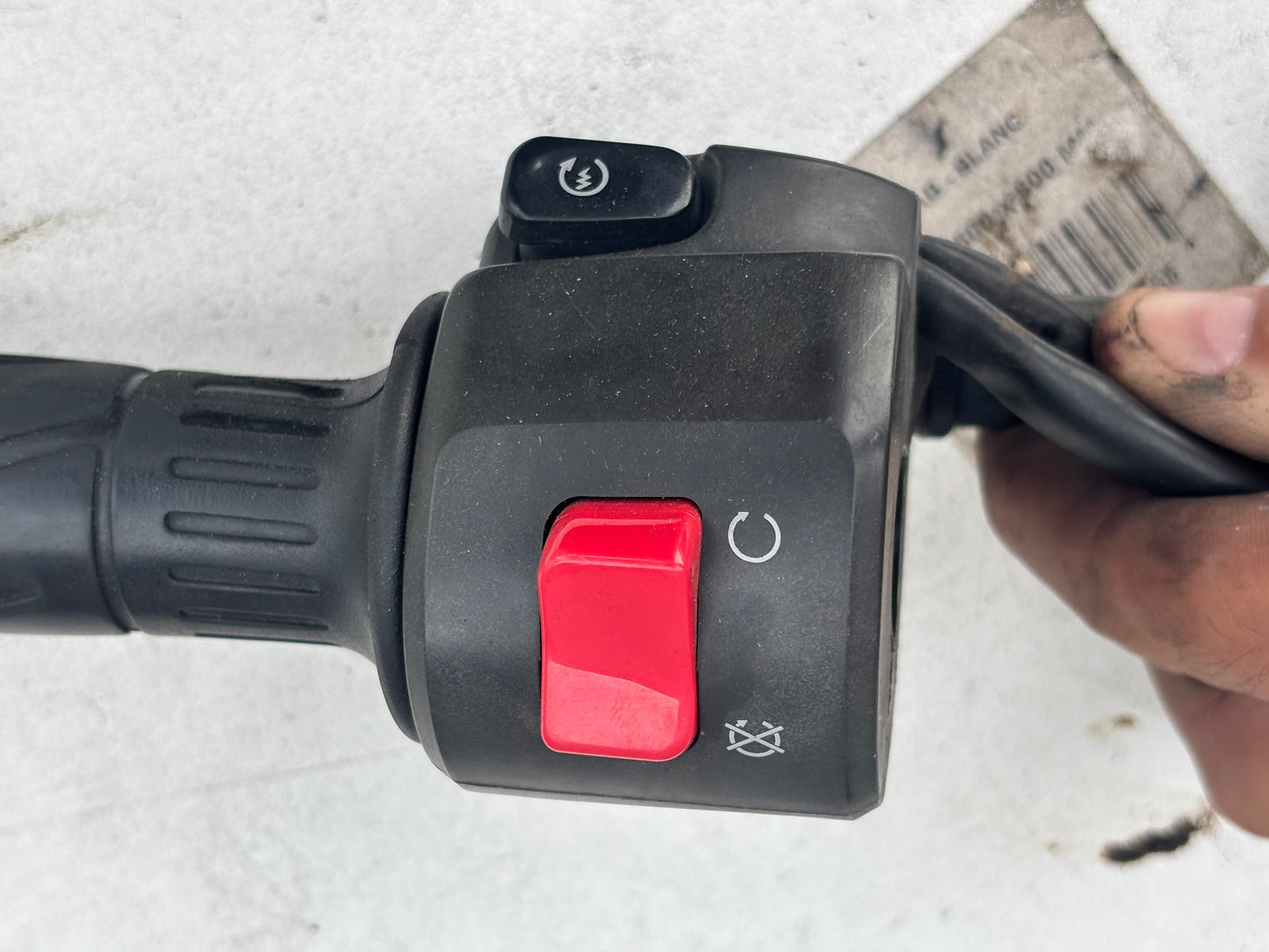 Poignée gaz comodo accélérateur droit tirage rapide Kawasaki Er6n 2005/2008