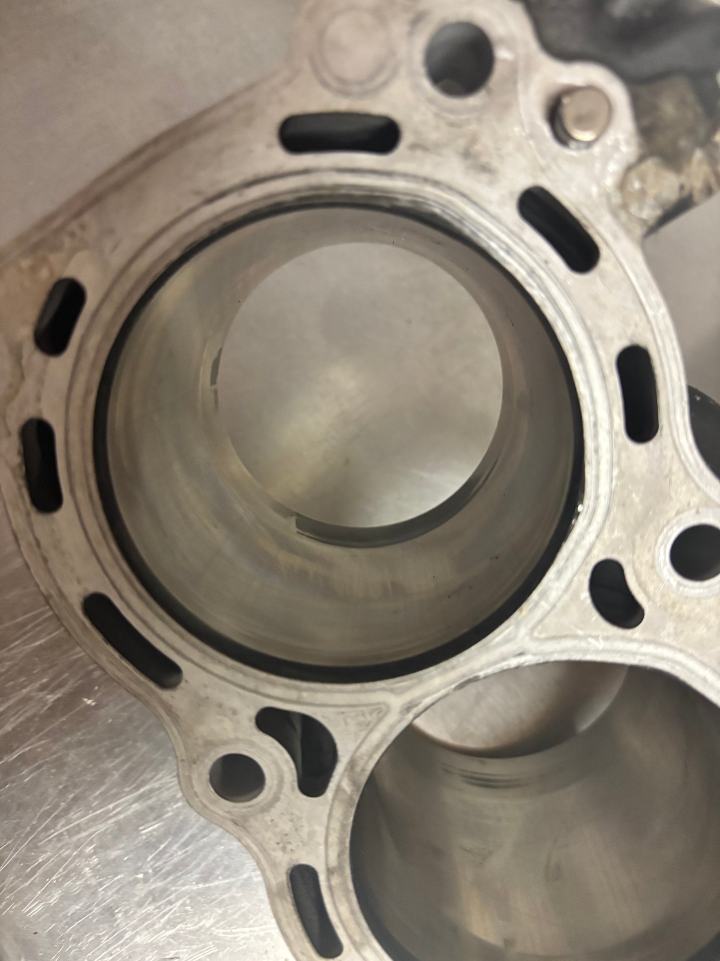 Bloc cylindre piston bielle Er6n Er6F 2012 à 2016