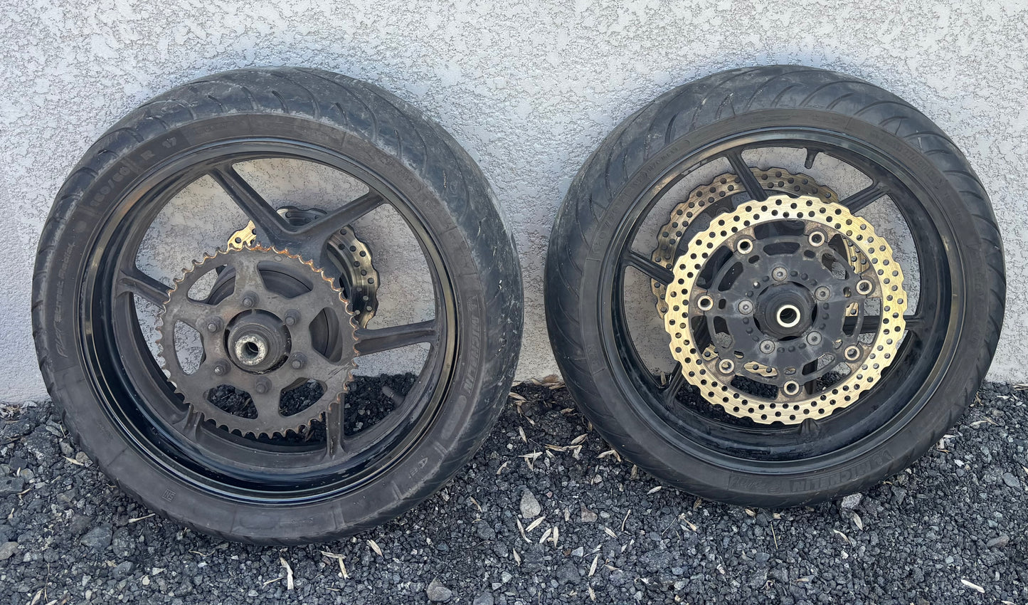 Roues jantes avant et arrière Kawasaki Er6 2005/2011