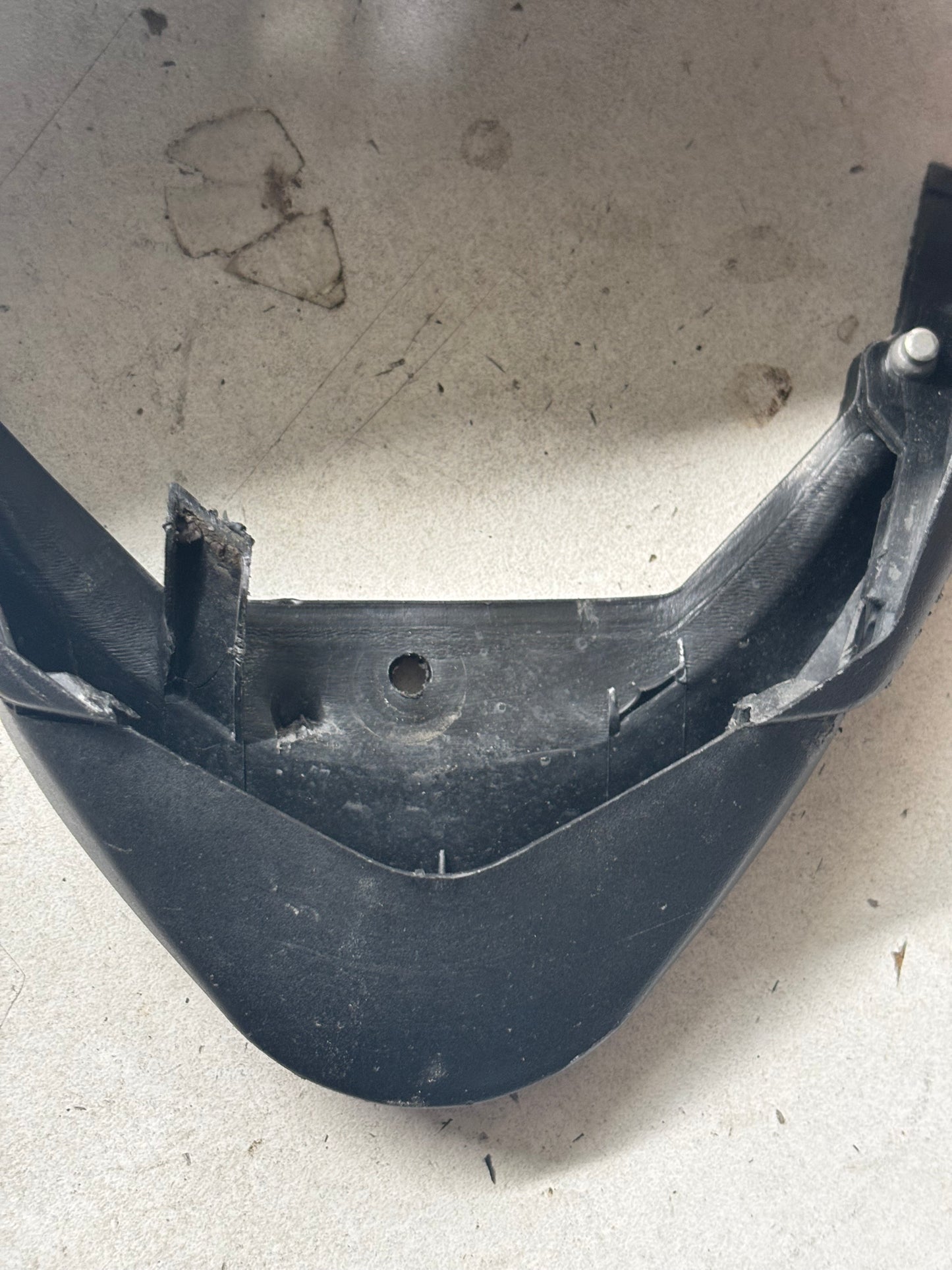 Carénage arrière support plaque  Kawasaki zx6r 2009/2012