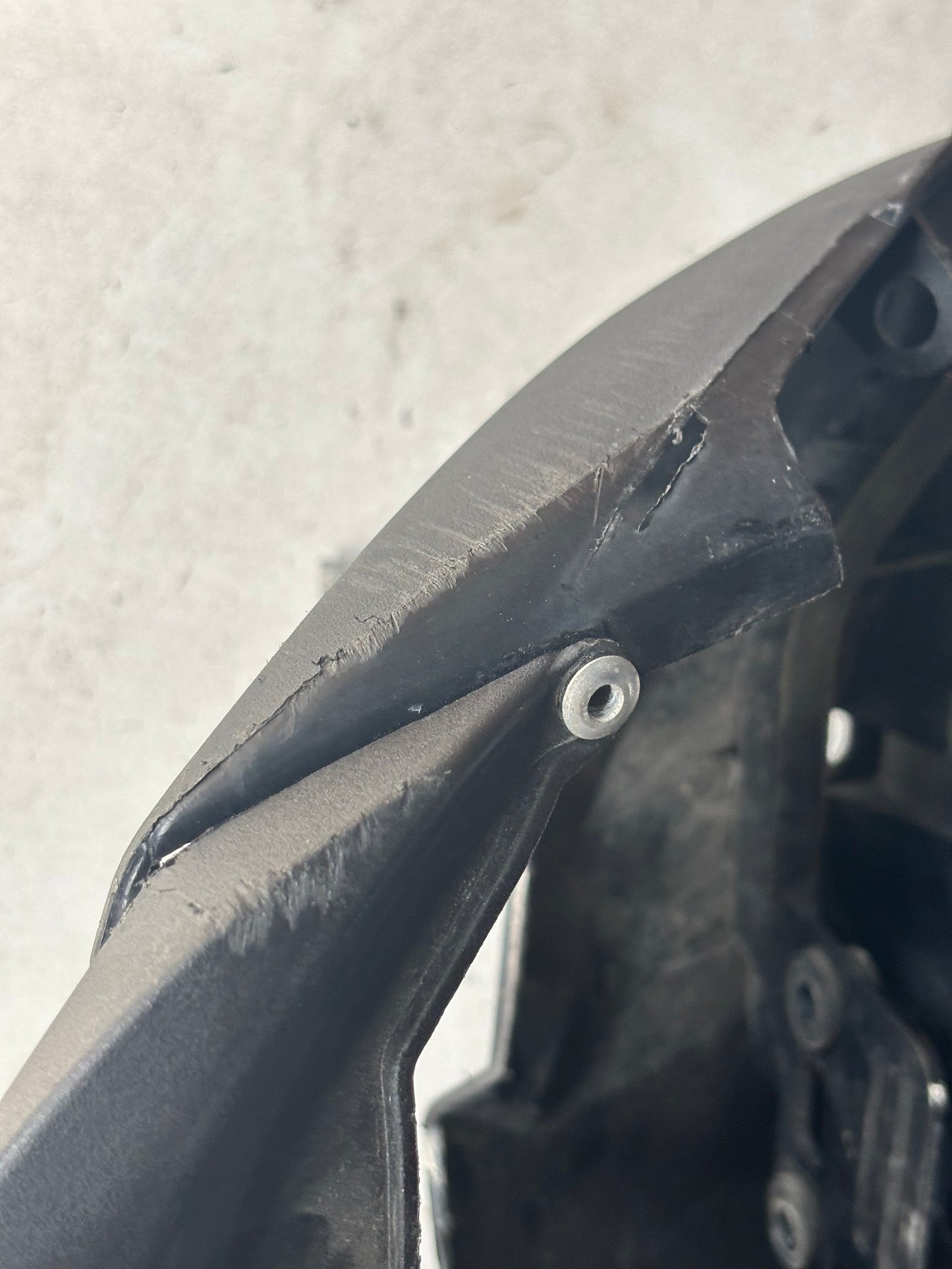 Carénage arrière support plaque  Kawasaki zx6r 2009/2012