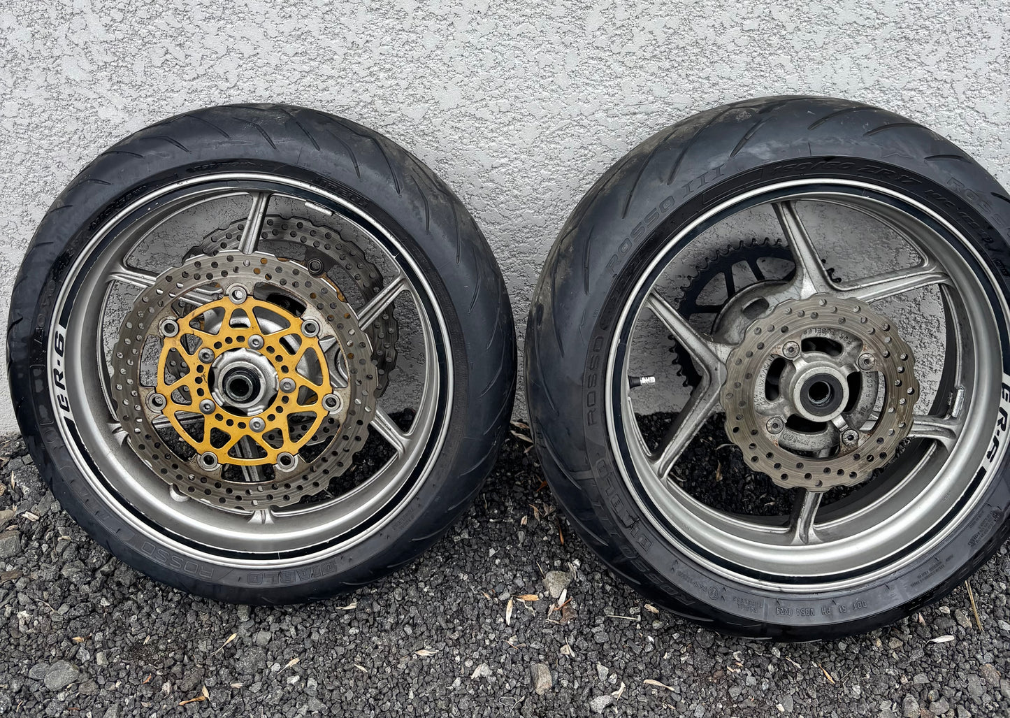 Paire Roues avant / arrière  Kawasaki Er6n Er6f 2005/2016