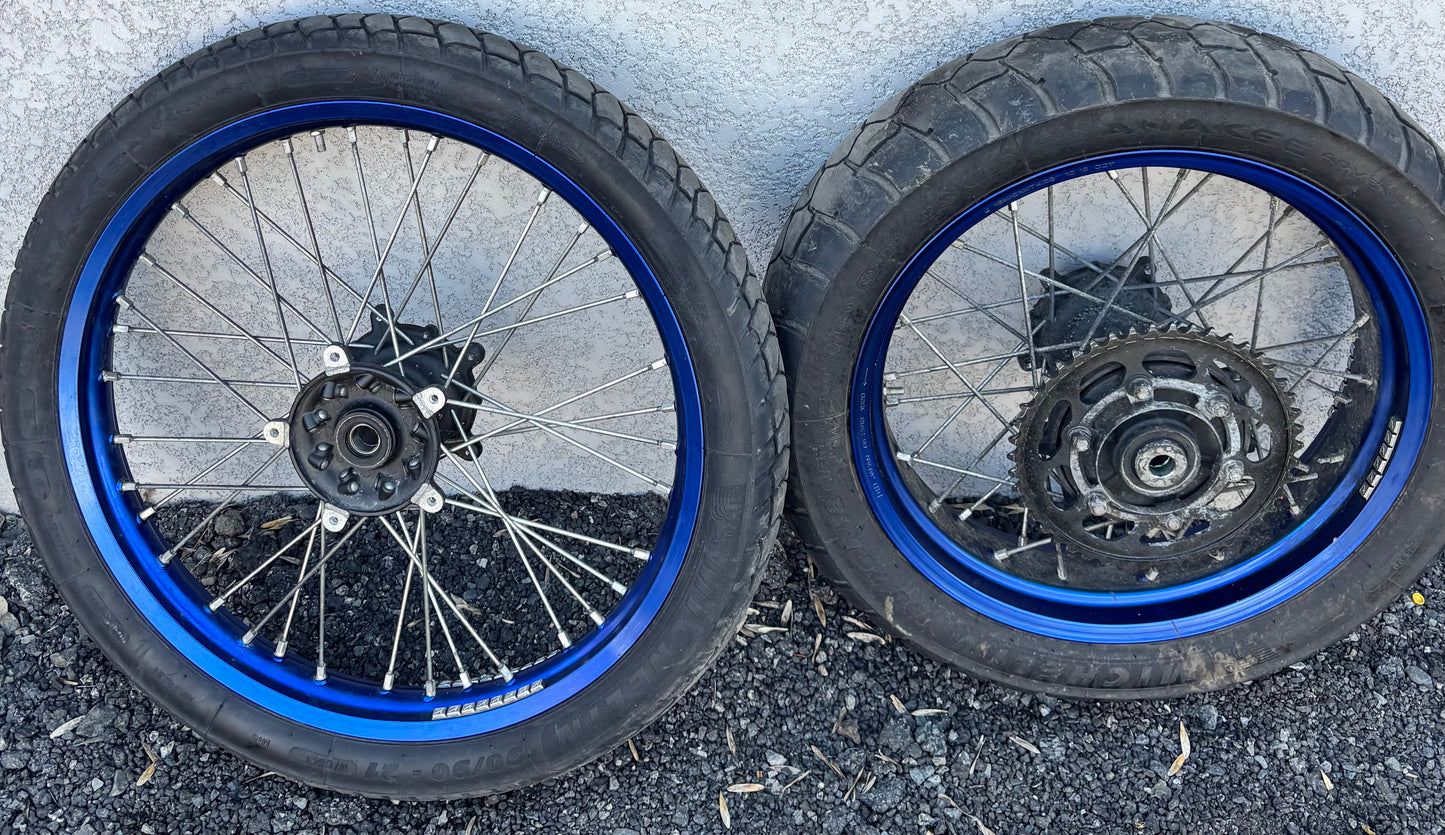 Pack roue jante avant et arrière yamaha Tenere 700 2019 à 2024