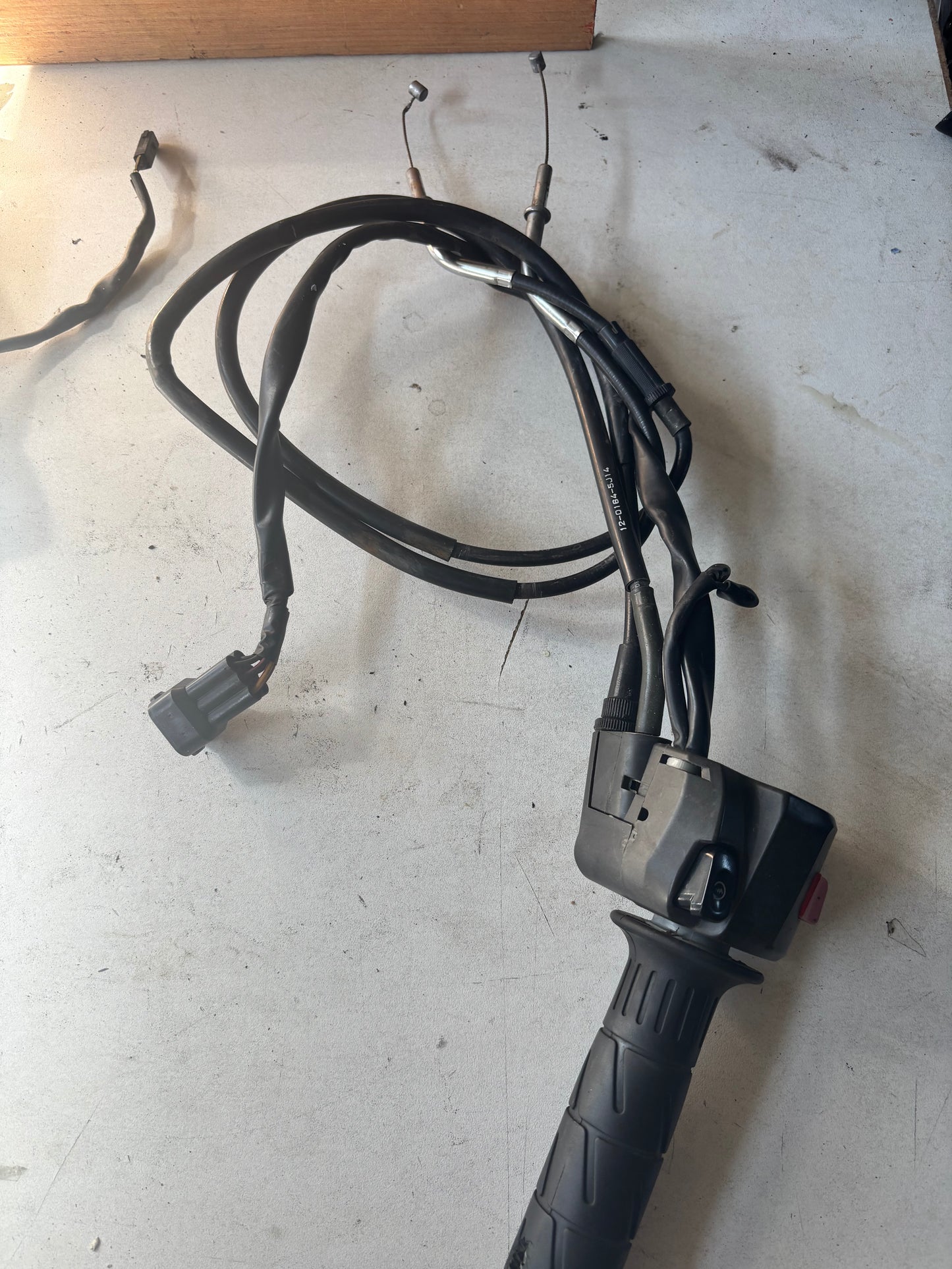 Poignée gaz comodo accélérateur droit tirage rapide Kawasaki Er6n 2005/2008