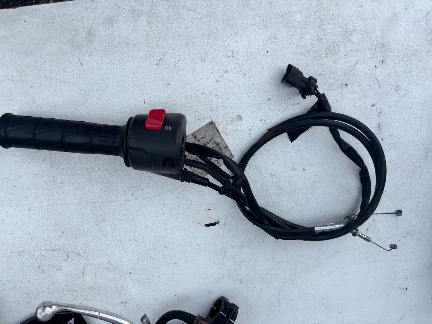 Poignée gaz comodo accélérateur droit tirage rapide Kawasaki Er6n 2005/2008