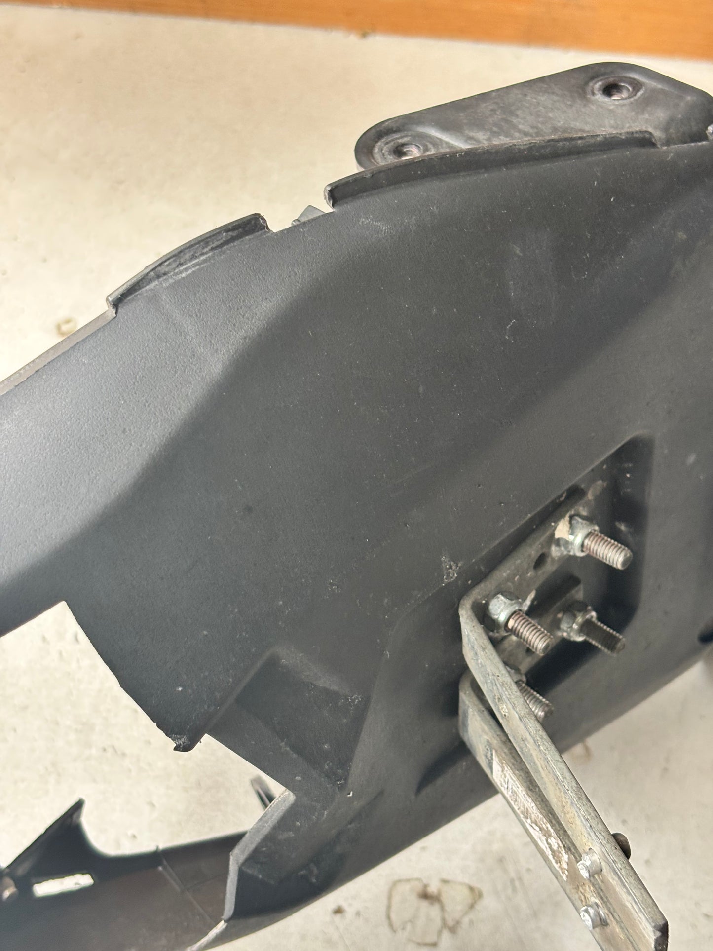 Carénage arrière support plaque  Kawasaki zx6r 2009/2012