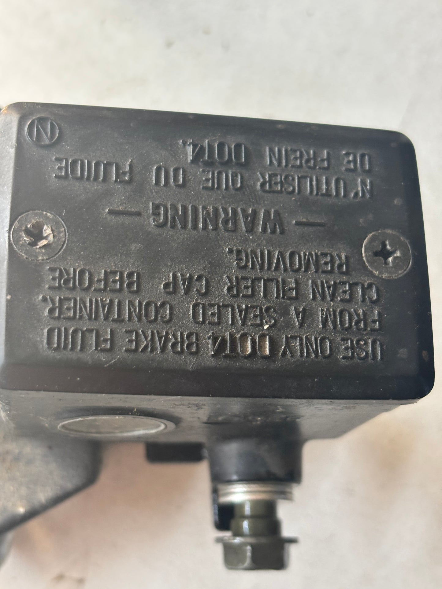 Hauptbremszylinder und vorderer Bremshebel Kawasaki Er6n er6f 2005/2008