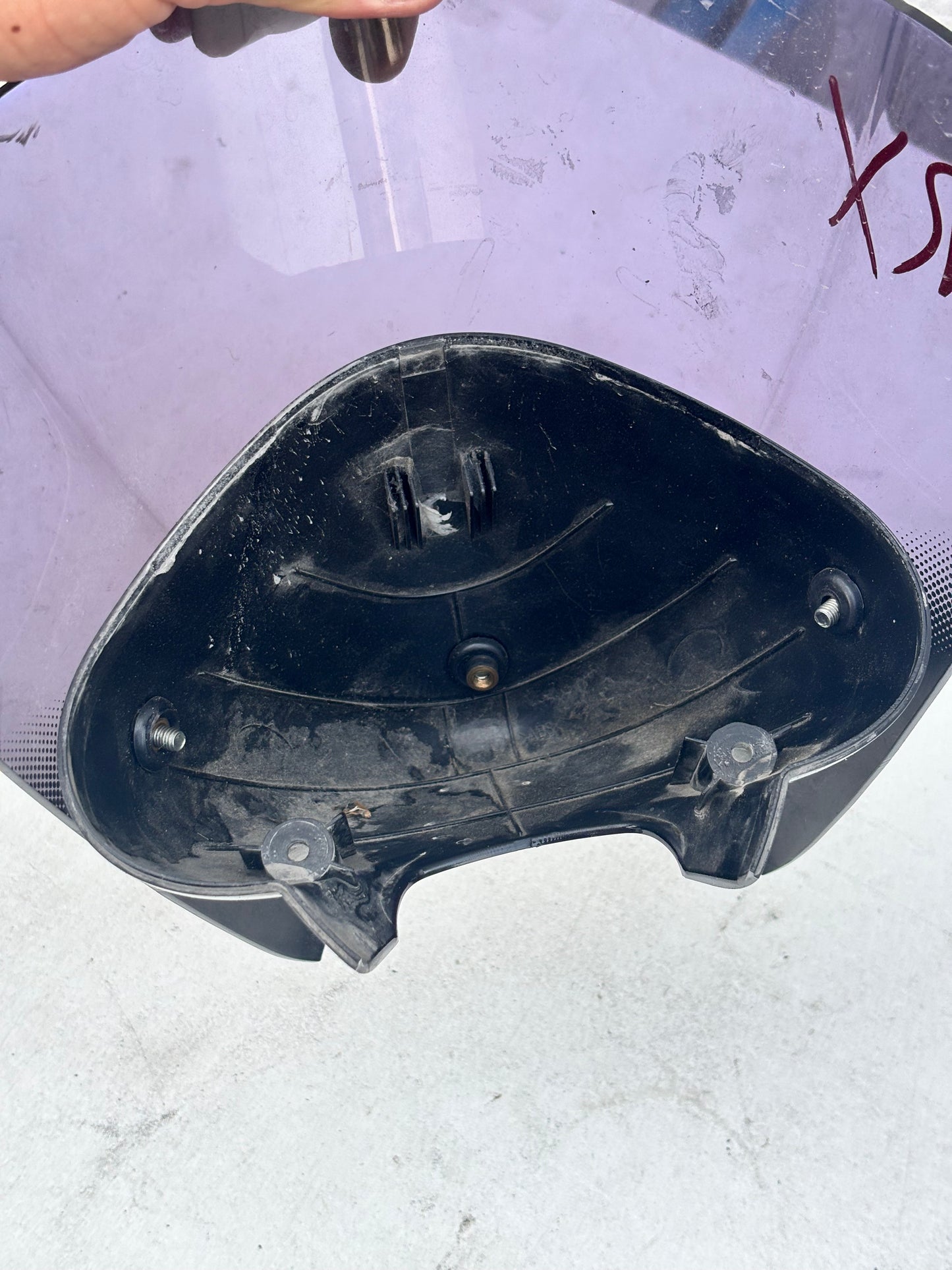 Coque protection compteur avec saut vent bulle Kawasaki Er6n 2005/2008