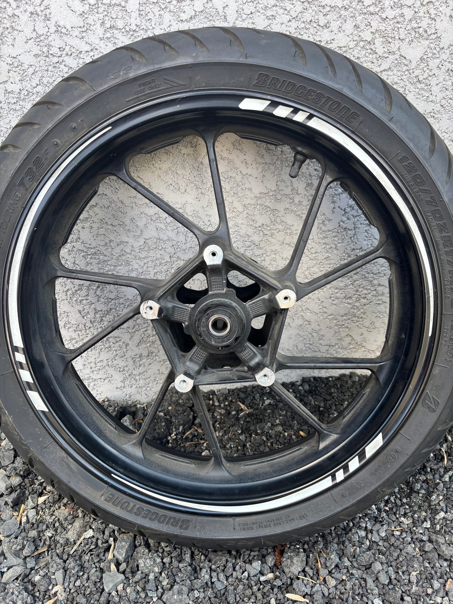 Pack jantes roues avant arrière sans abs Yamaha mt09 tracer 900 2013-2016