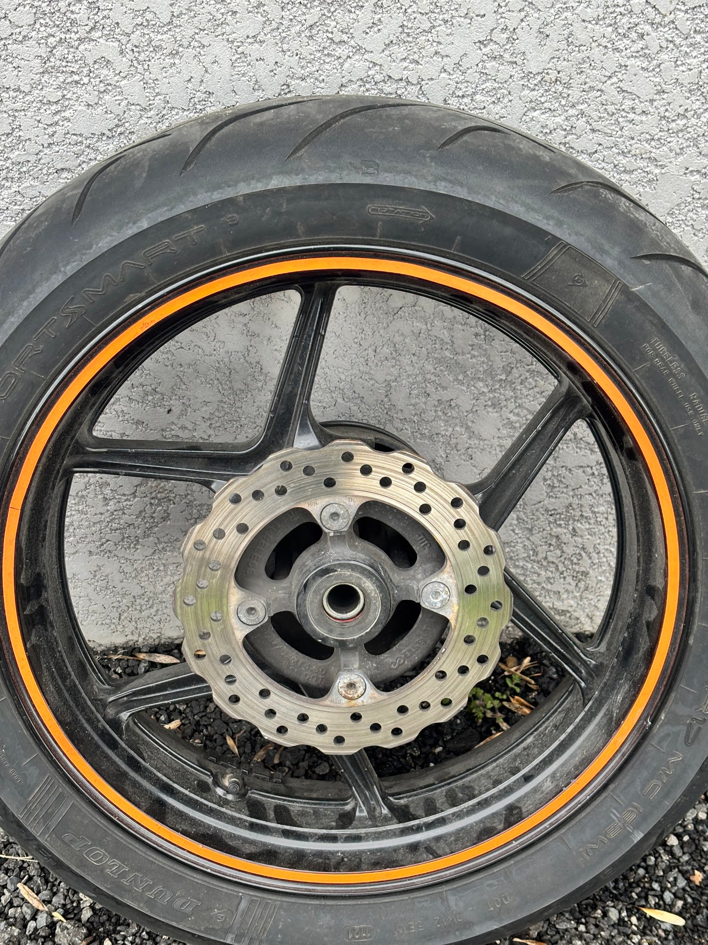 Vorder- und Hinterrad Kawasaki ER6 2005/2011