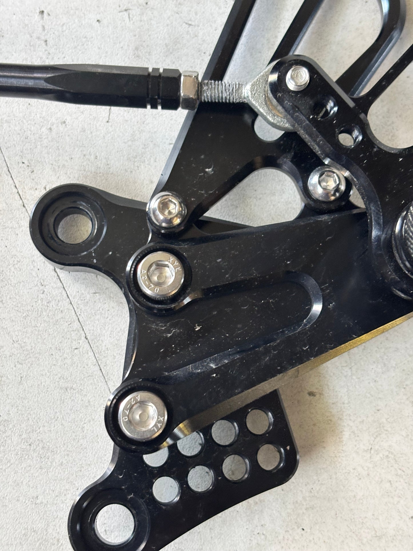 Commande reculé complète  Kawasaki zx6r 2009/2012