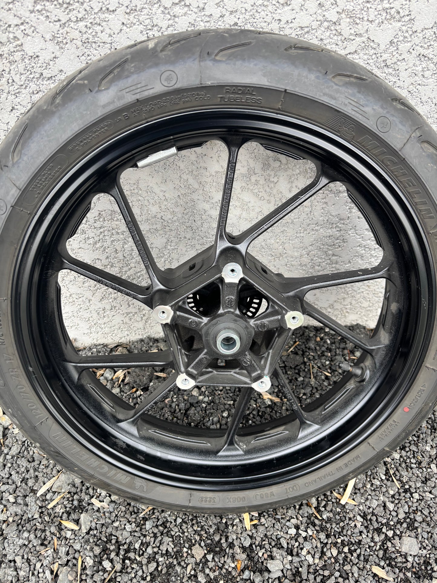 Pack roue avant arrière ABS yamaha mt 07 mt07 2021/2024