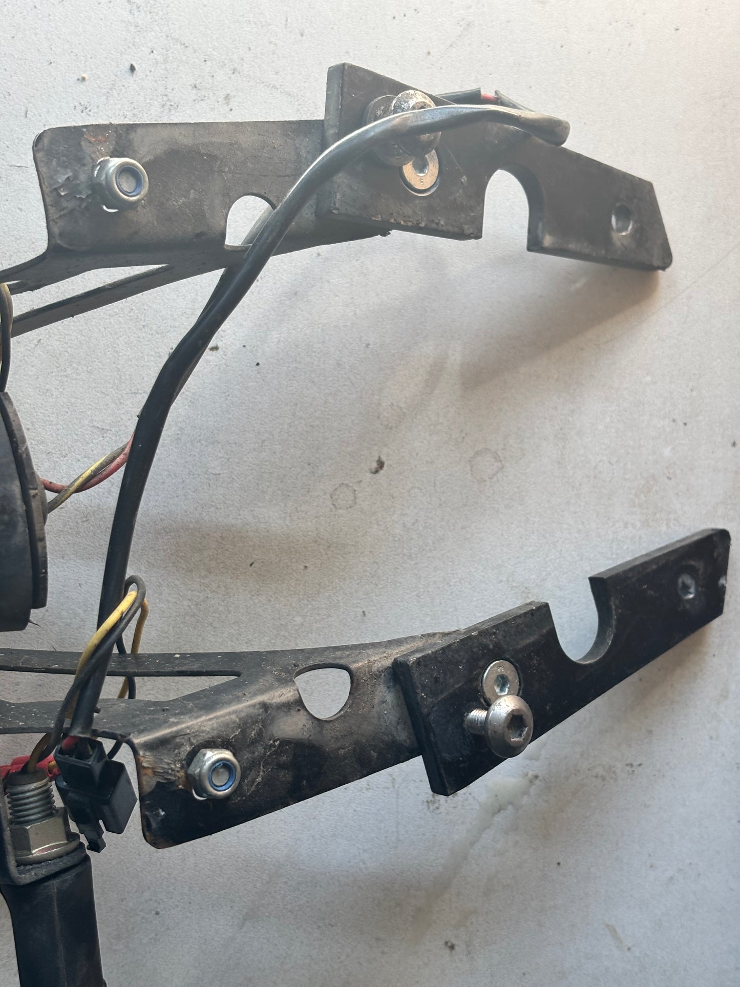 Support de plaque immatriculation court Kawasaki Er6n er6f 2005/2008