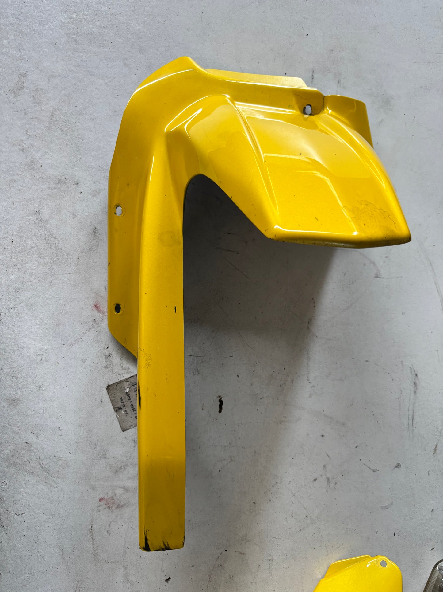 Protection chaîne lèche roue garde boue arrière Kawasaki Er6n er6f 2012/2016