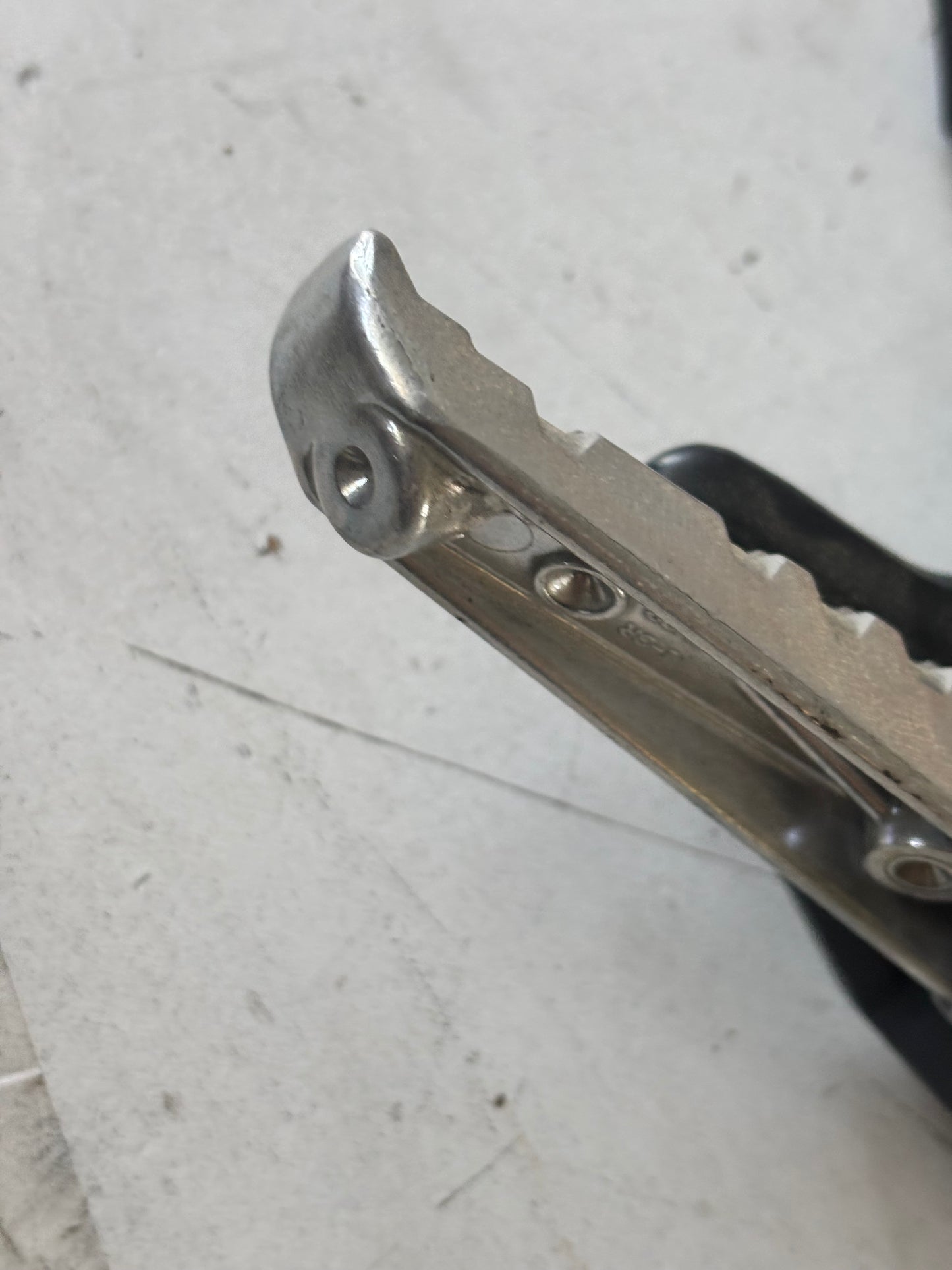 Paire platine repose cale pied arrière Yamaha mt09 2013/2020
