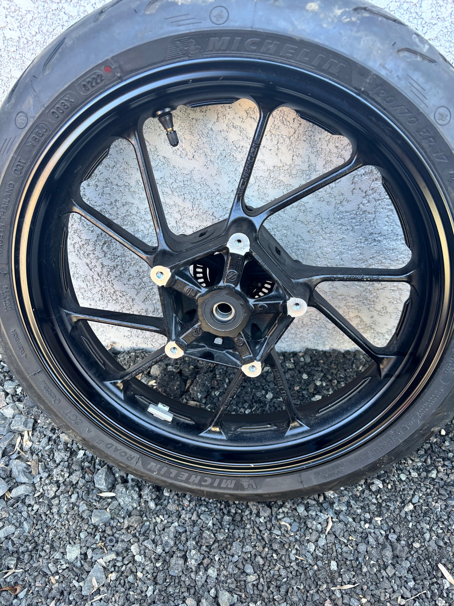 Pack roues jantes avant arrière ABS yamaha mt 07 mt07 2021/2024