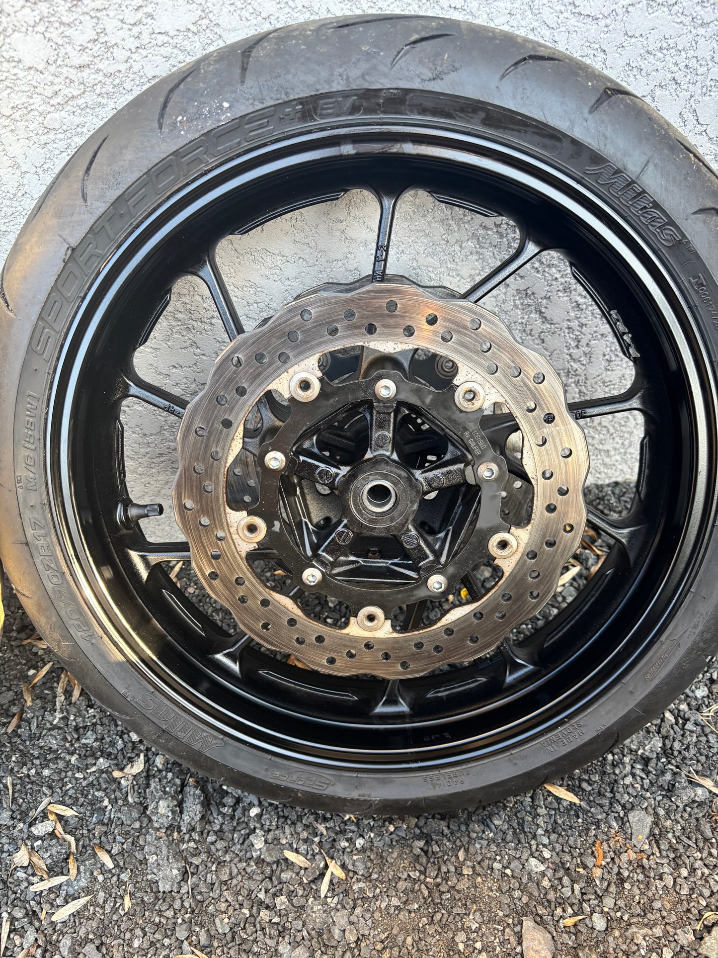 Pack roue avant arrière ABS yamaha mt 07 mt-07 2014/2020