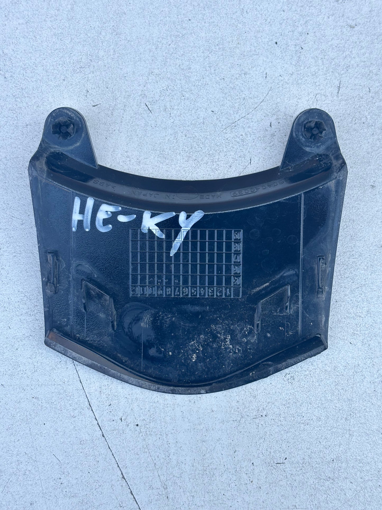 Carénage supérieur feu jonction arrière Kawasaki Er6F er6n 2005/2008