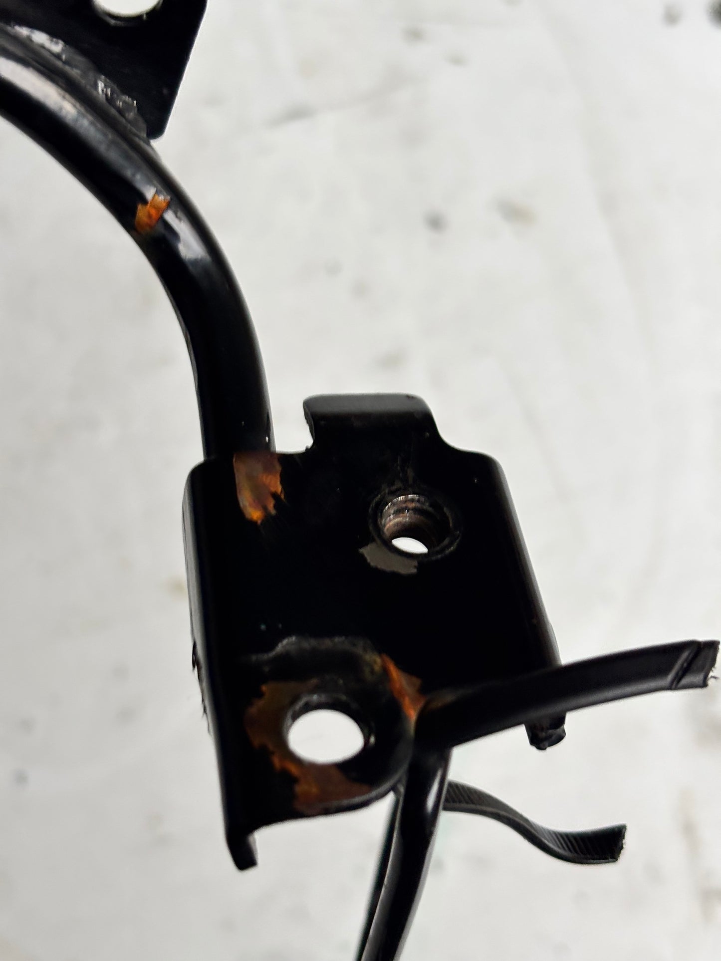 Support compteur tête de fourche optique araignée Kawasaki Er6n 2005/2008