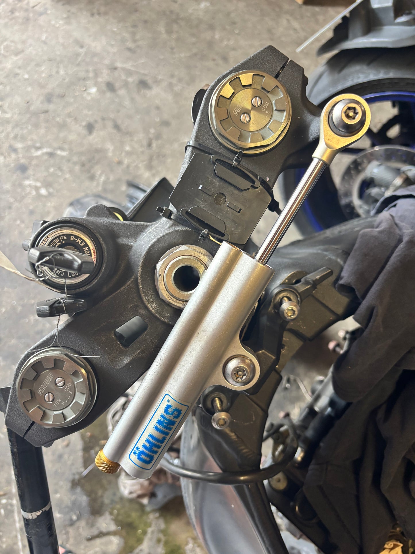 Amortisseur de direction ohlins Kawasaki zx6r 2009/2016 Zx10r 2008-2024