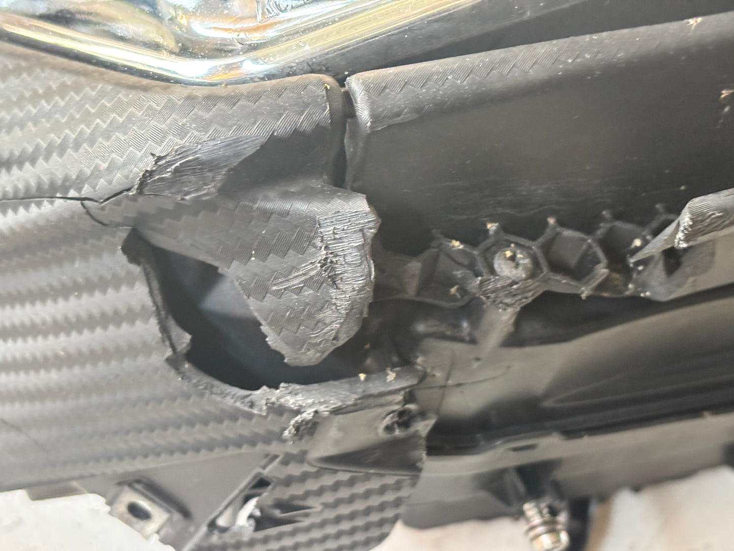 Tête fourche optique Yamaha tracer 900 2015/2017