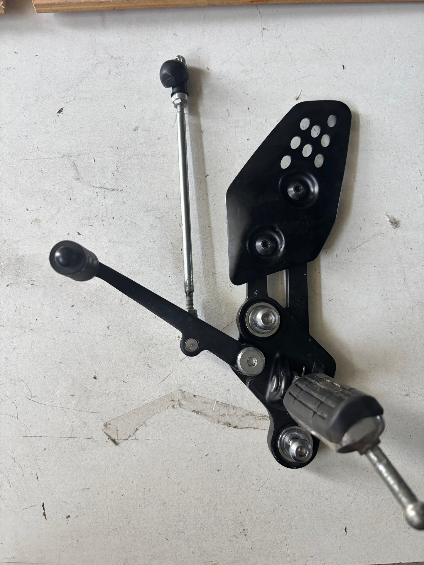 Platine support sélecteur gauche  yamaha mt07 mt 07 2014-2024