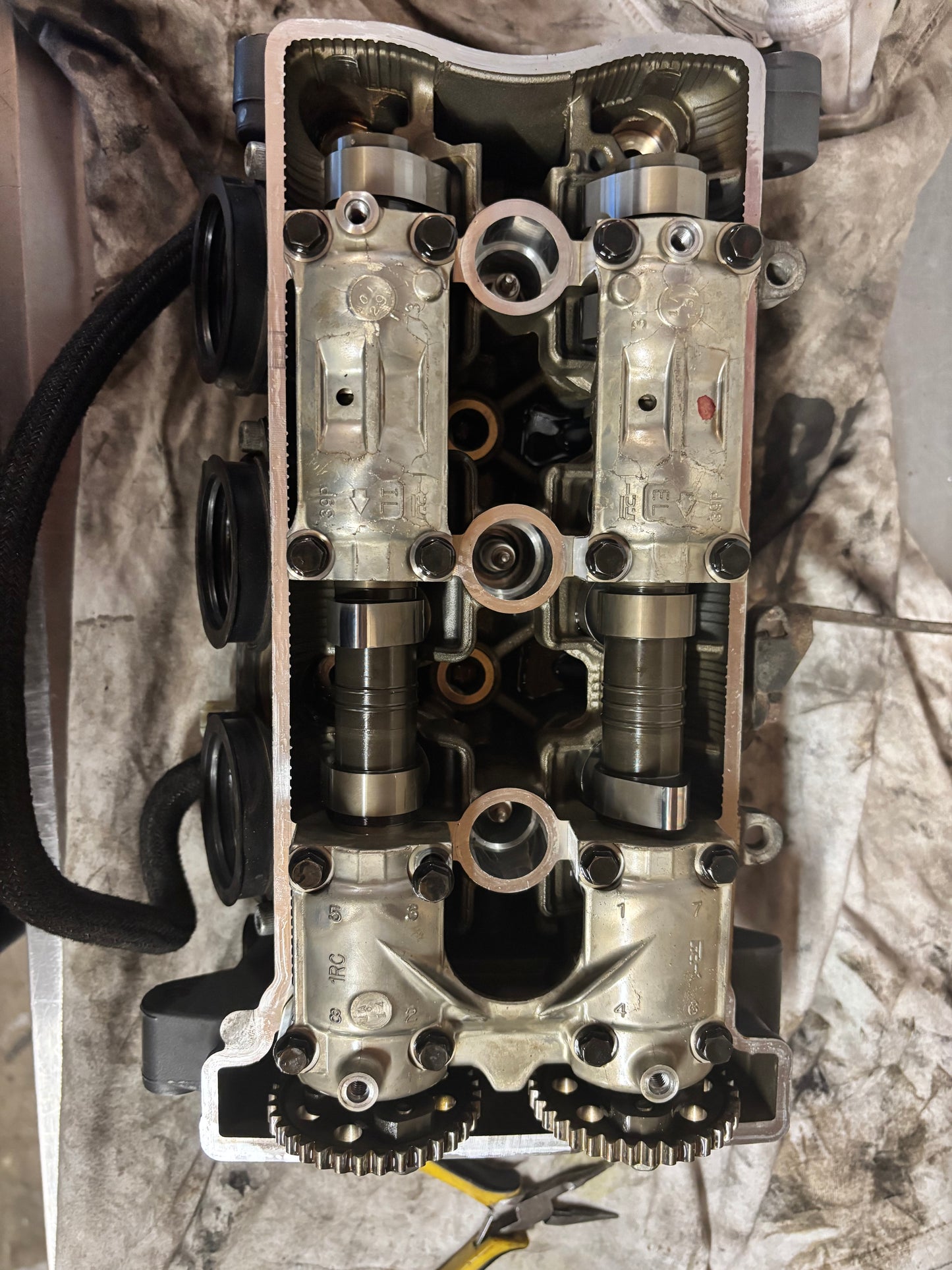 Culasse Yamaha mt tracer 890 2021/2024 cp3