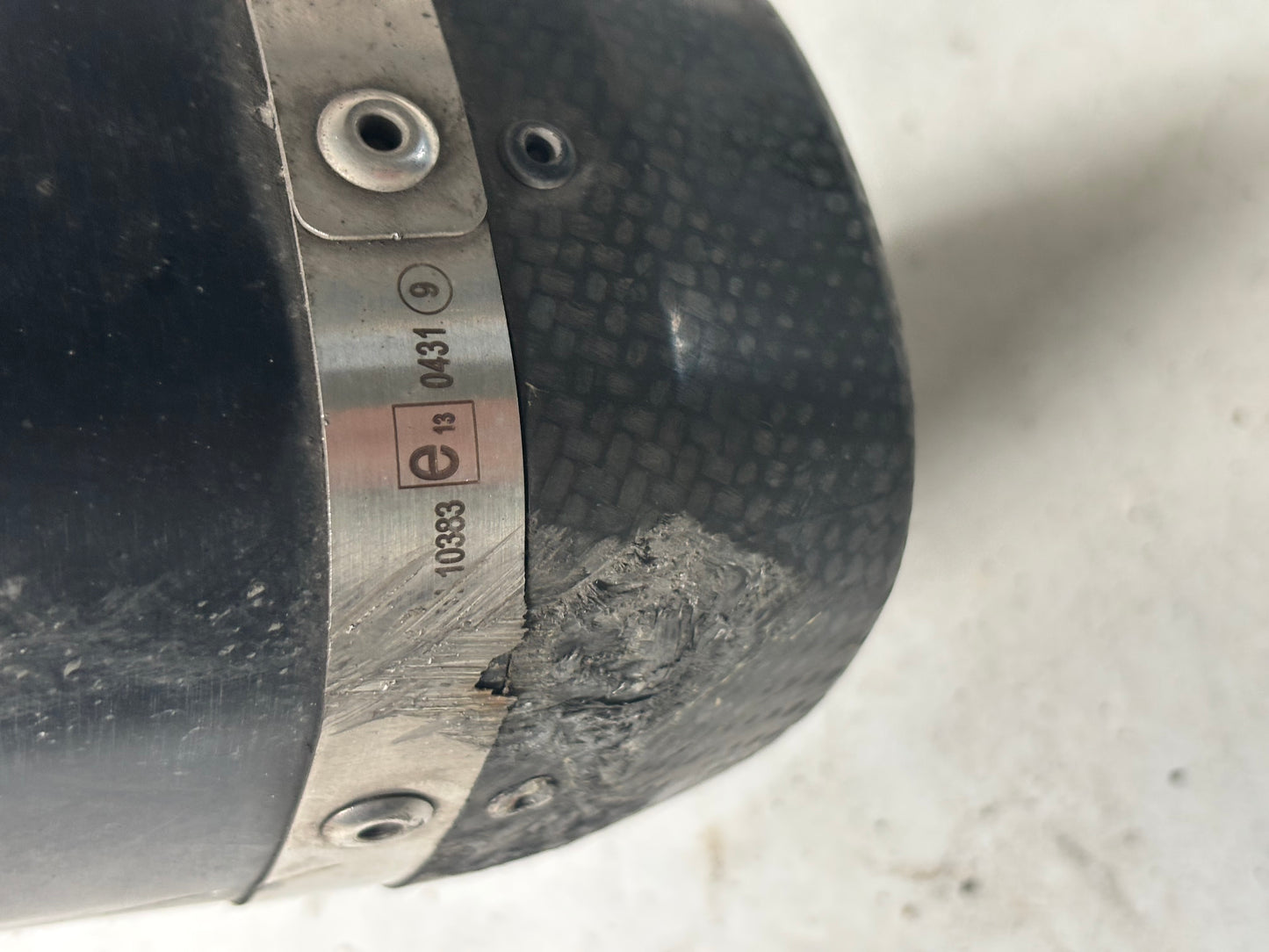Ligne échappement ARROW yamaha mt 07 2014-2020 accidenté