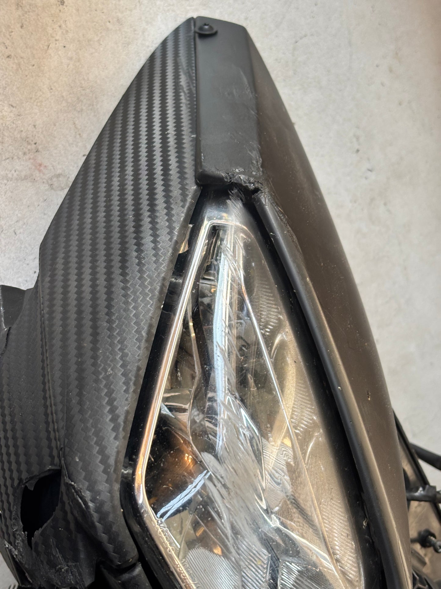 Tête fourche optique Yamaha tracer 900 2015/2017