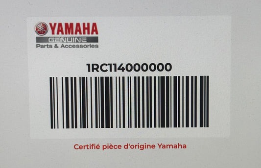 Vilebrequin Yamaha MT 09 / Tracer 900 / XSR 900 Pièce OEM 1RC114000000 NEUF