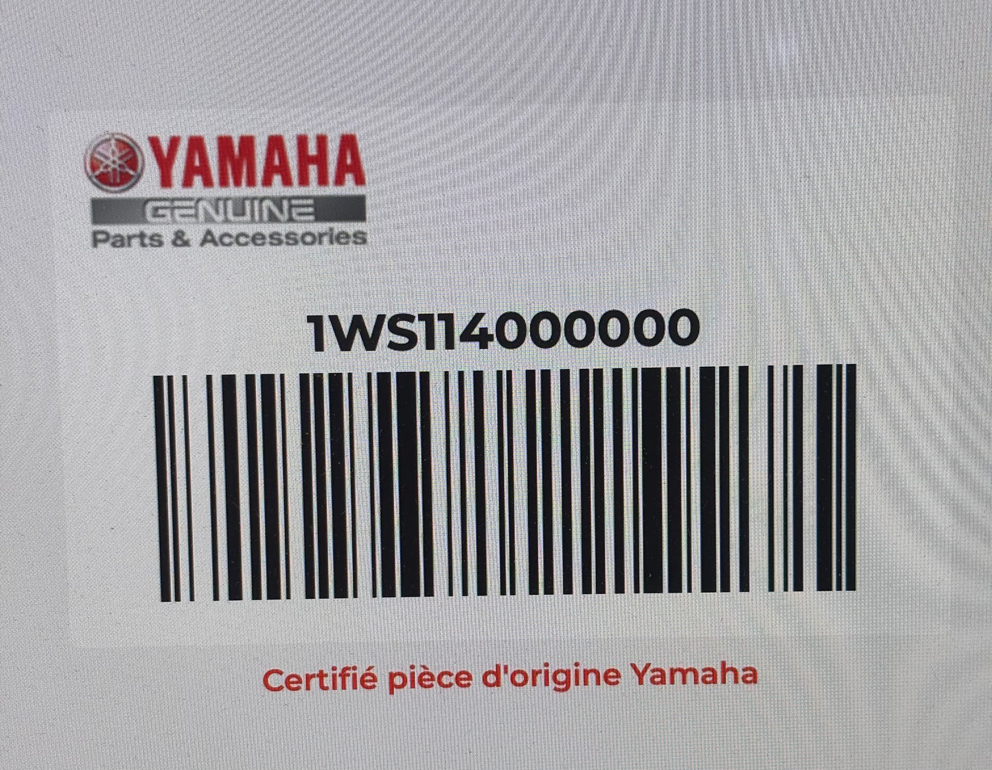 Vilebrequin Yamaha MT07 / Tenere / XSR / Tracer 700/ R7 Pièce OEM NEUF 1WS114000000