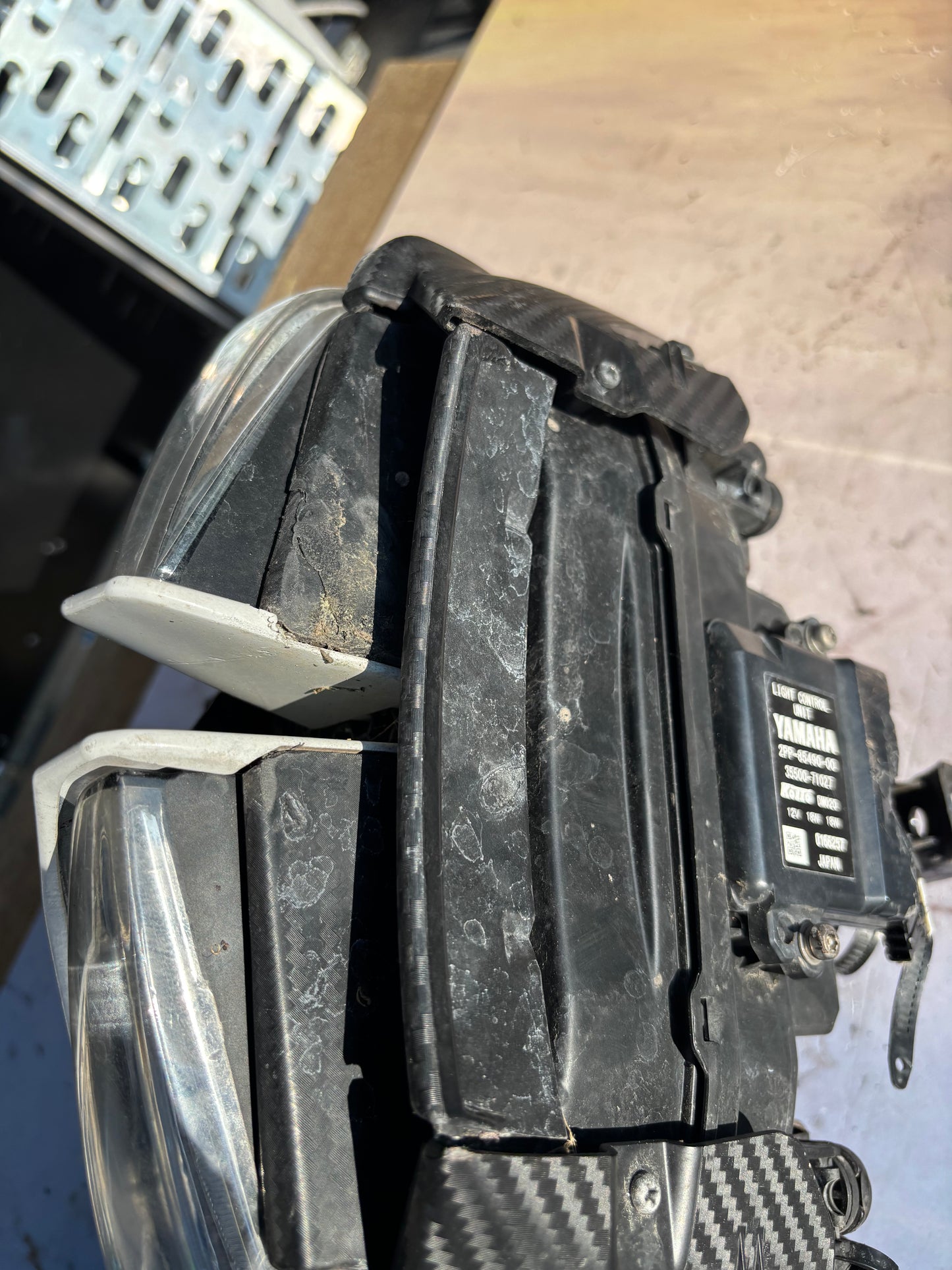 Tête fourche optique Yamaha tracer 900 2015/2017
