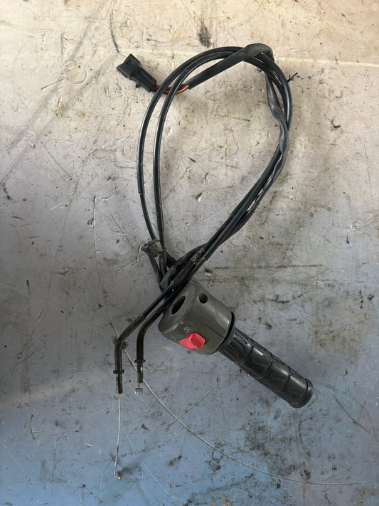 Poignée gaz comodo accélérateur droit Kawasaki Er6n 2005/2008