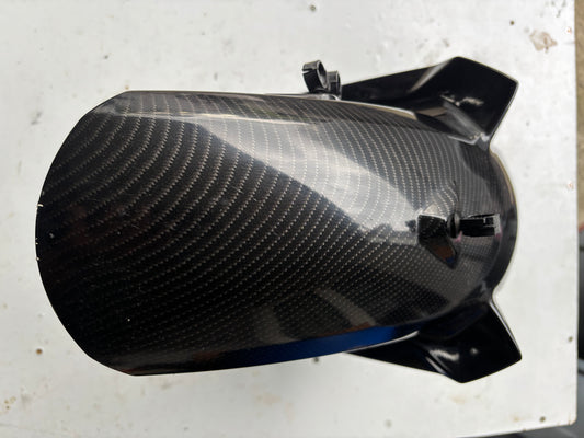 Garde boue avant yamaha mt 09 mt09 2013-2020 effet carbone