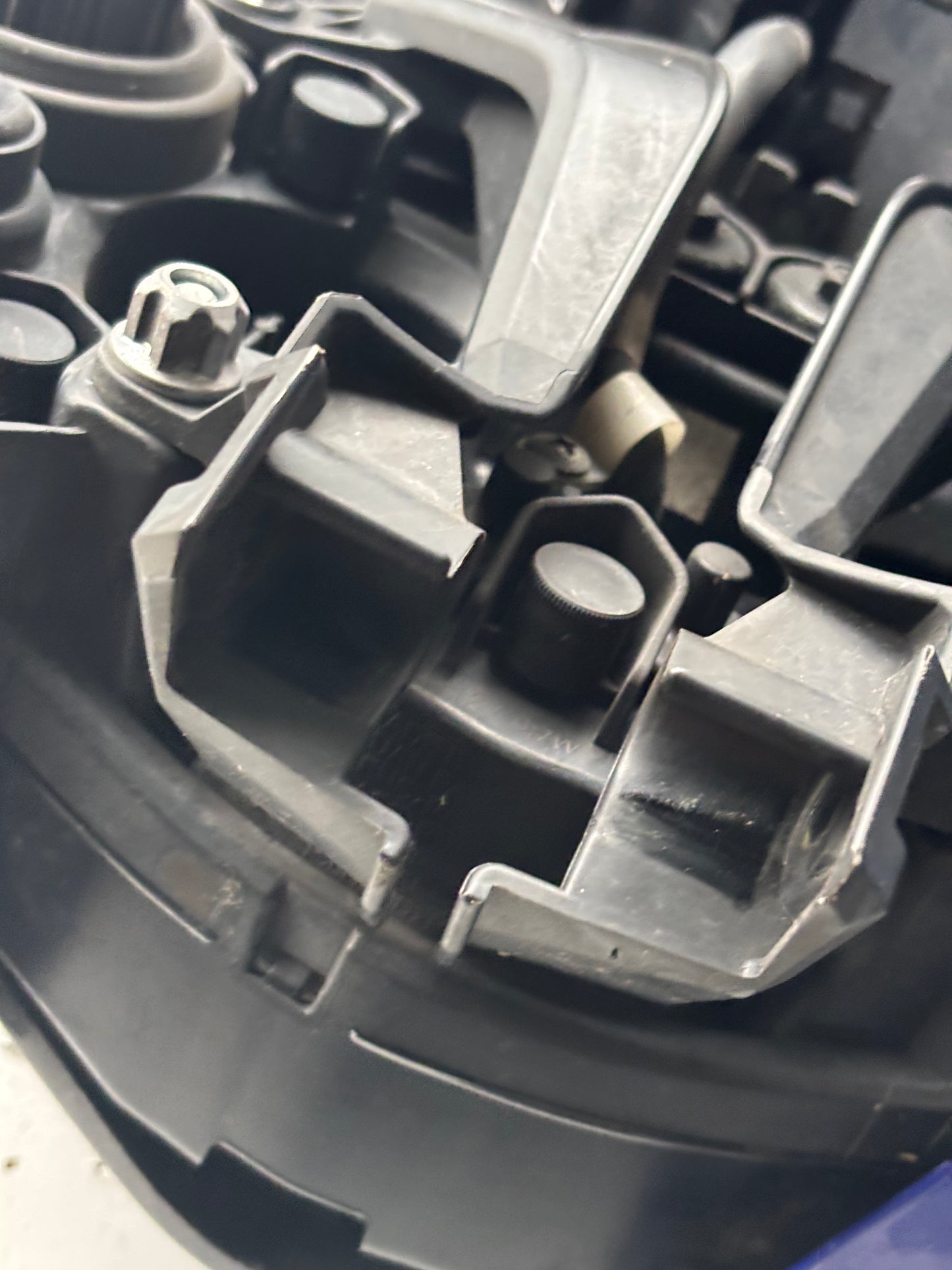 Optique phare tête fourche yamaha mt 09 mt-09 2017-2020 effet carbone