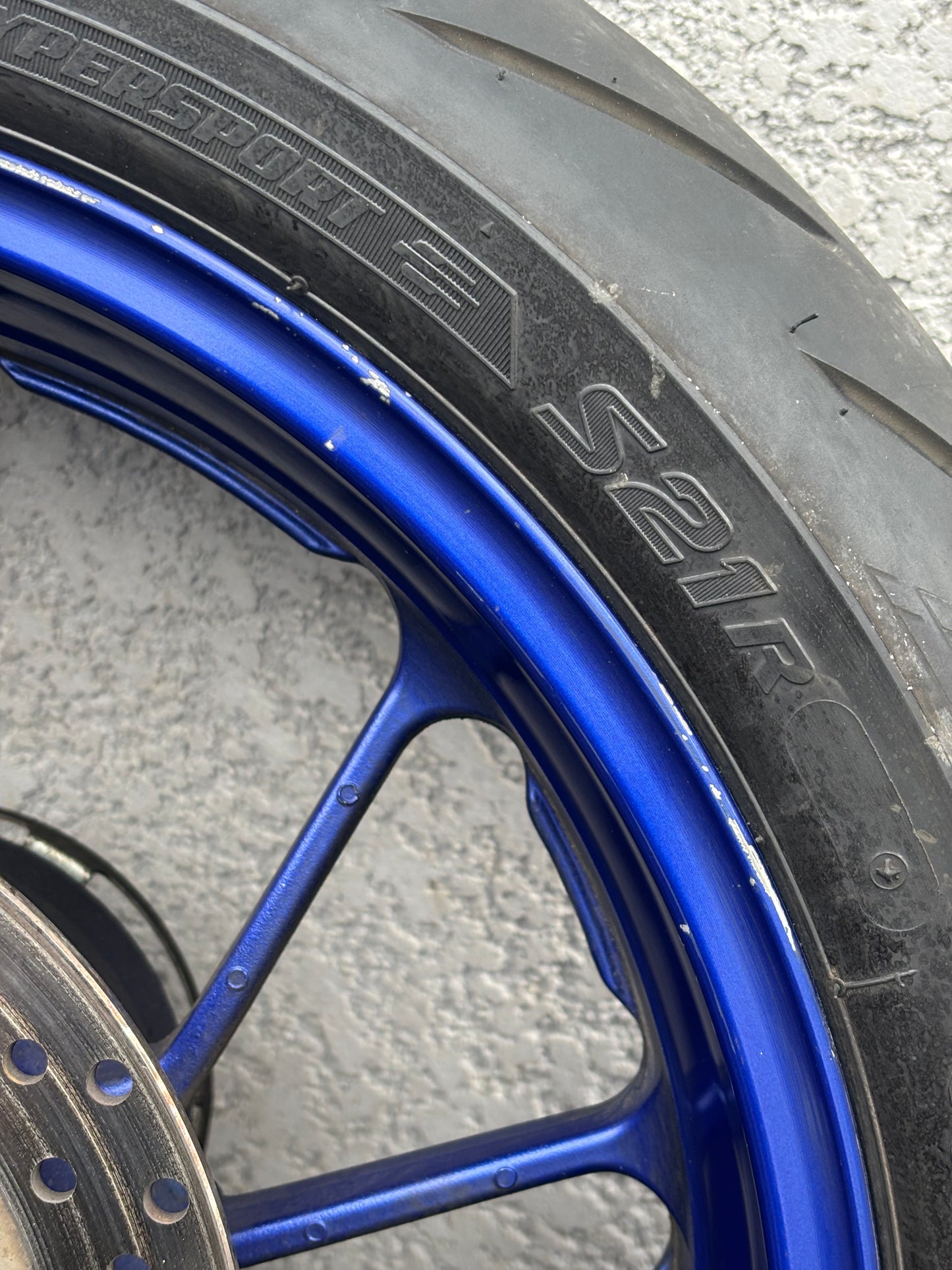 Felgenscheibe vorne hinten ABS Yamaha mt09 /tracer 2013-2020