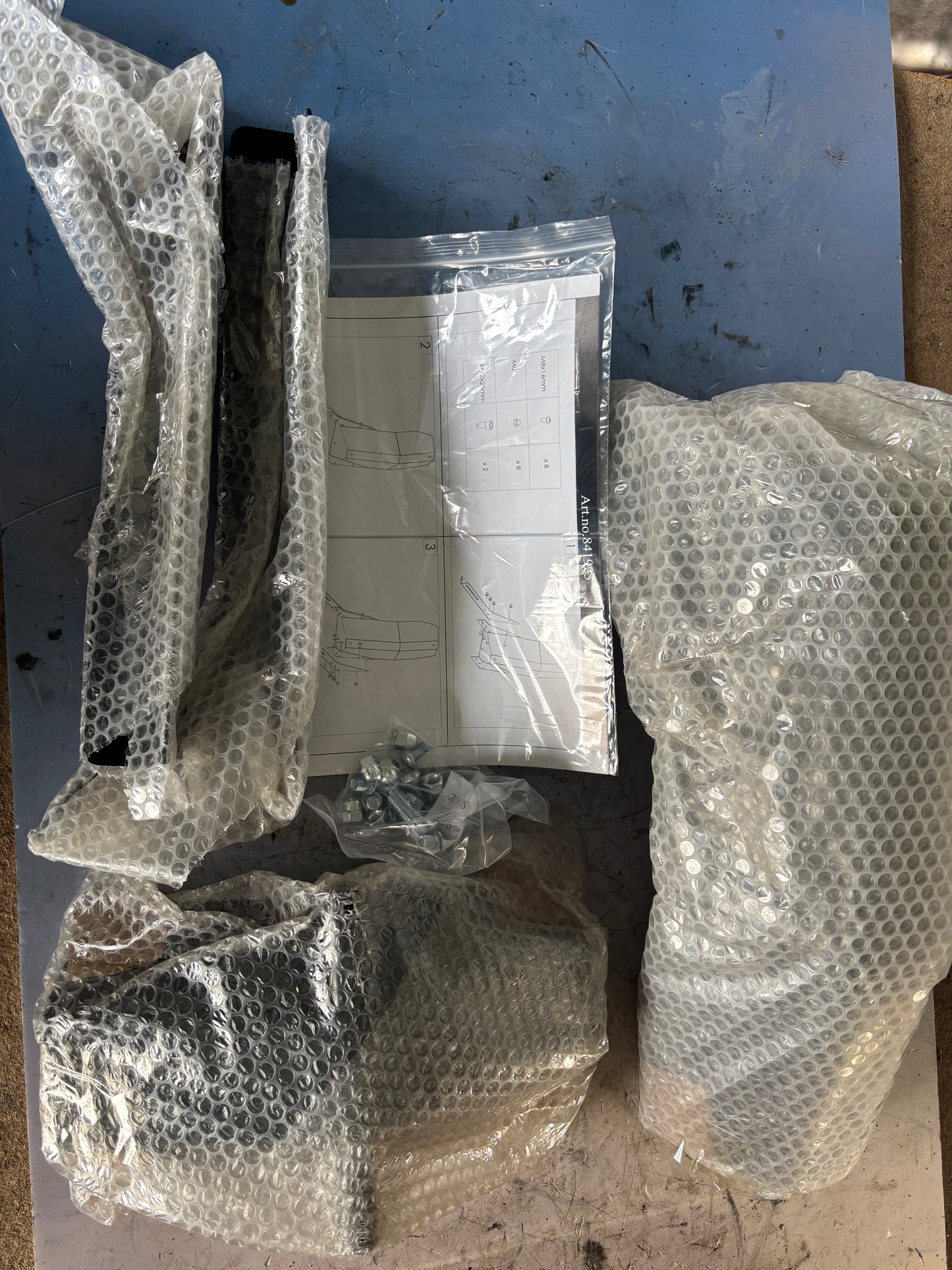 Bloque roue Easy-fix béquille avant 21p noir